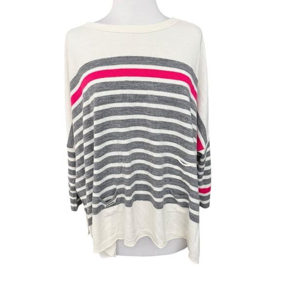 Mersea Sweater Catalina Sweater Boxy Oversized Pullover Stripe Women’s One Size - Picture 3 of 9